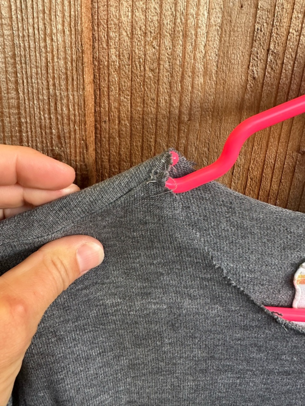 Aviator Nation Gray Crewneck Pullover with Subtle Tag Art - Picture 4 of 6